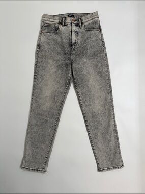 Express High Rise Mom Jeans Acid Wash Grey 6 NWOT
